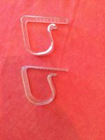 2 Stk. Tischtuchhalter, Kunststoff, 5 x 4 cm