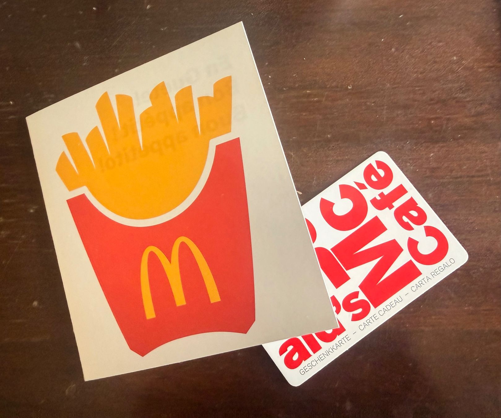 Mc Donald's Buoni: Geschenkgutscheinkarte McDonald's – Nuovo (secondo la descrizione) da Bern venduto da Herr_Bandy