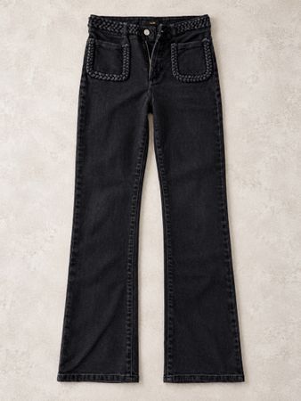 Maje Jeans with Braided Details – Size 34