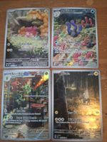Pokémon Karten Set 4 Stk. neu guter Zustand