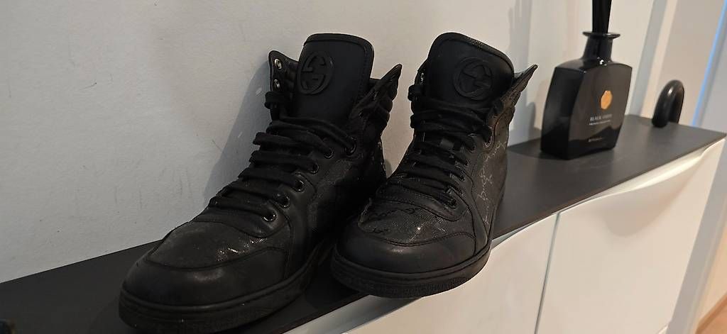 Herrenschuhe: Baskets Gucci noires  Très bon état – Gebraucht aus Bellevue von Liano_01 1