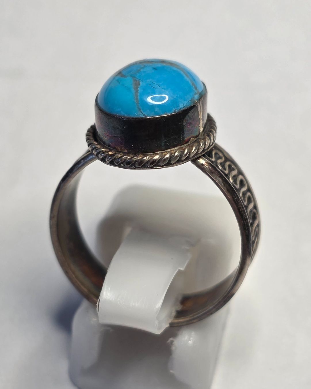 Anelli: Türkis Silber Fingerring – Nuovo (secondo la descrizione) da Zürich venduto da adriben 9