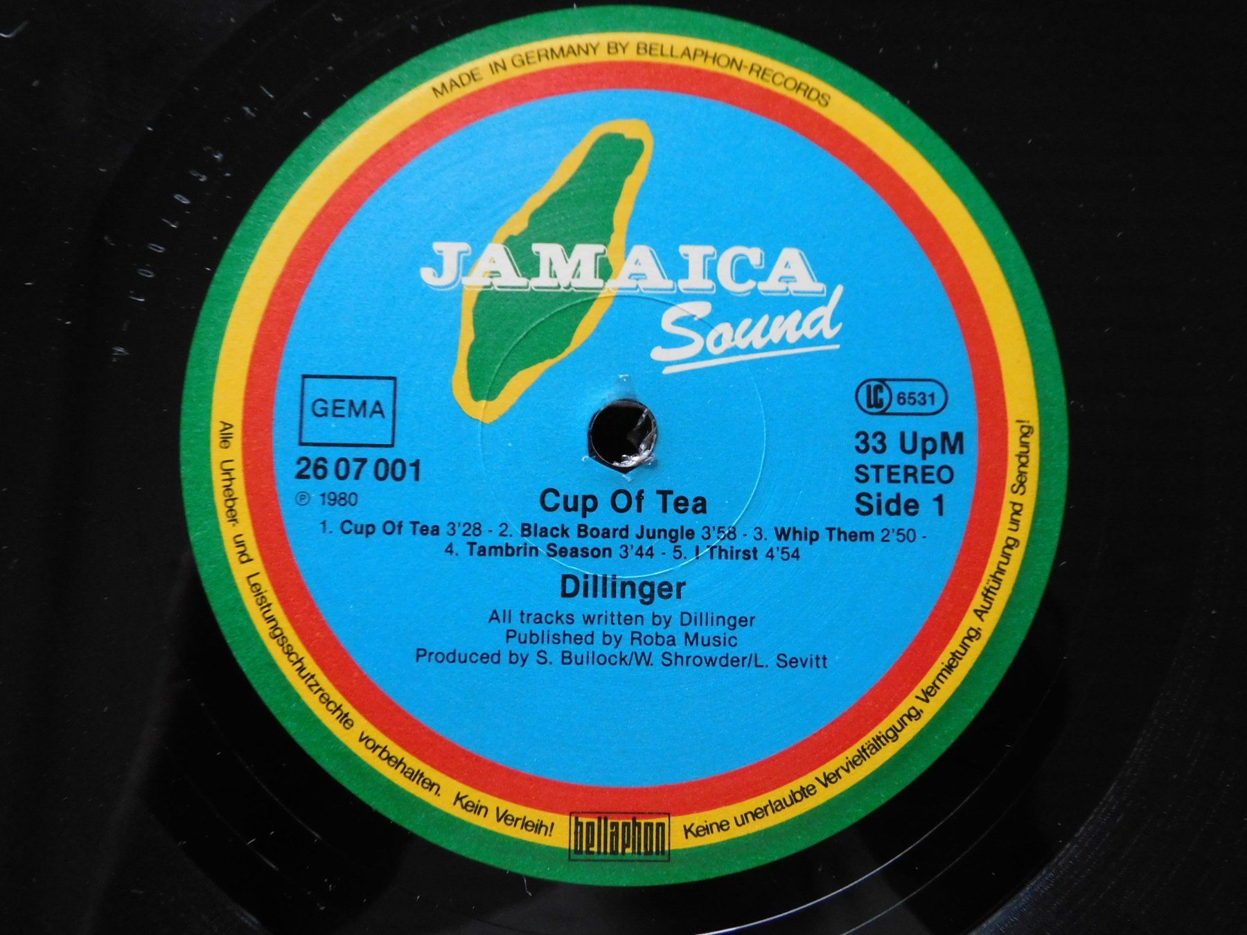 Dischi in vinile: Dillinger - Cup Of Tea - Reggae - 1980 – Usato da Emmenbrücke venduto da Dickens 2