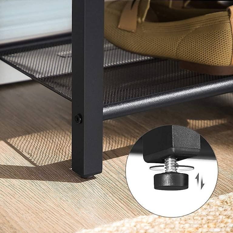 Panchine: Bank mit Schuhregal Industrial Style – Nuovo e nell'imballaggio originale da Flawil venduto da vivalacasa 3