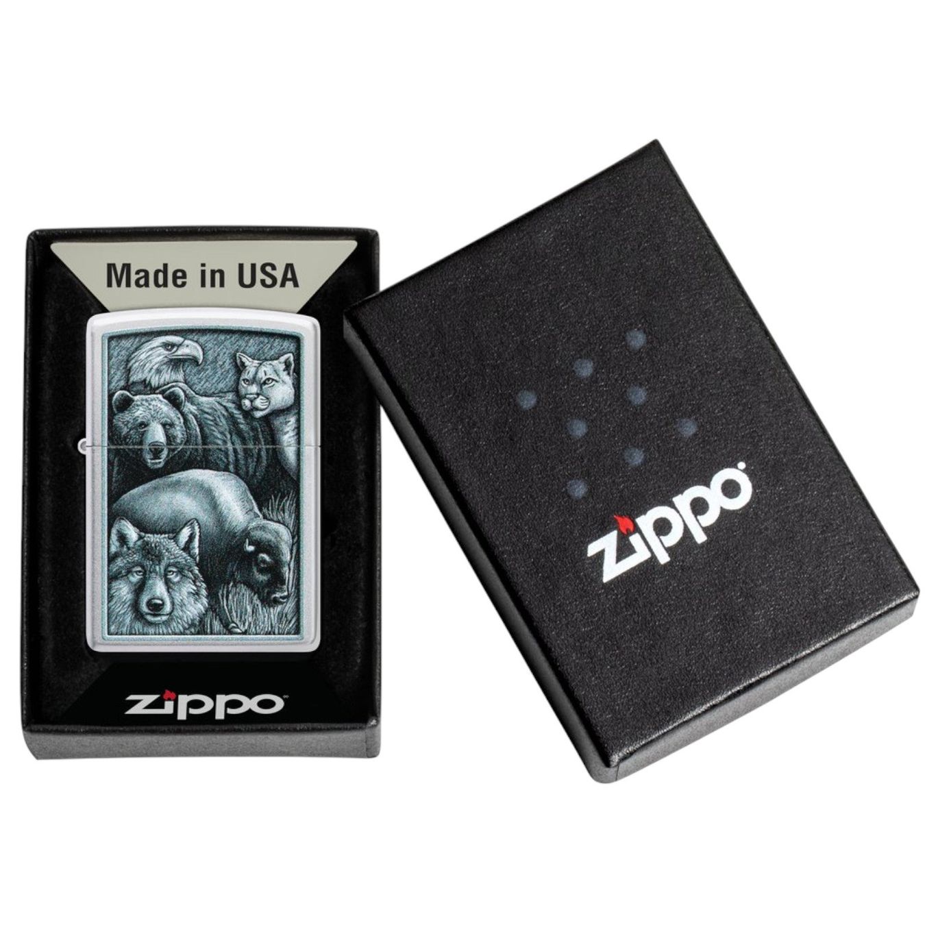Zippo Accendini: ZIPPO Tiere Design Feuerzeug 60007213 – Nuovo e nell'imballaggio originale da Ennenda venduto da Benzinflamme 3