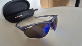 Sonnenbrille Sportbrille SPEED HYUN mit Etui, neuwertig