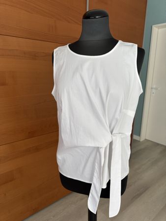 Aparte , weisse Bluse / ärmellos Gr.38