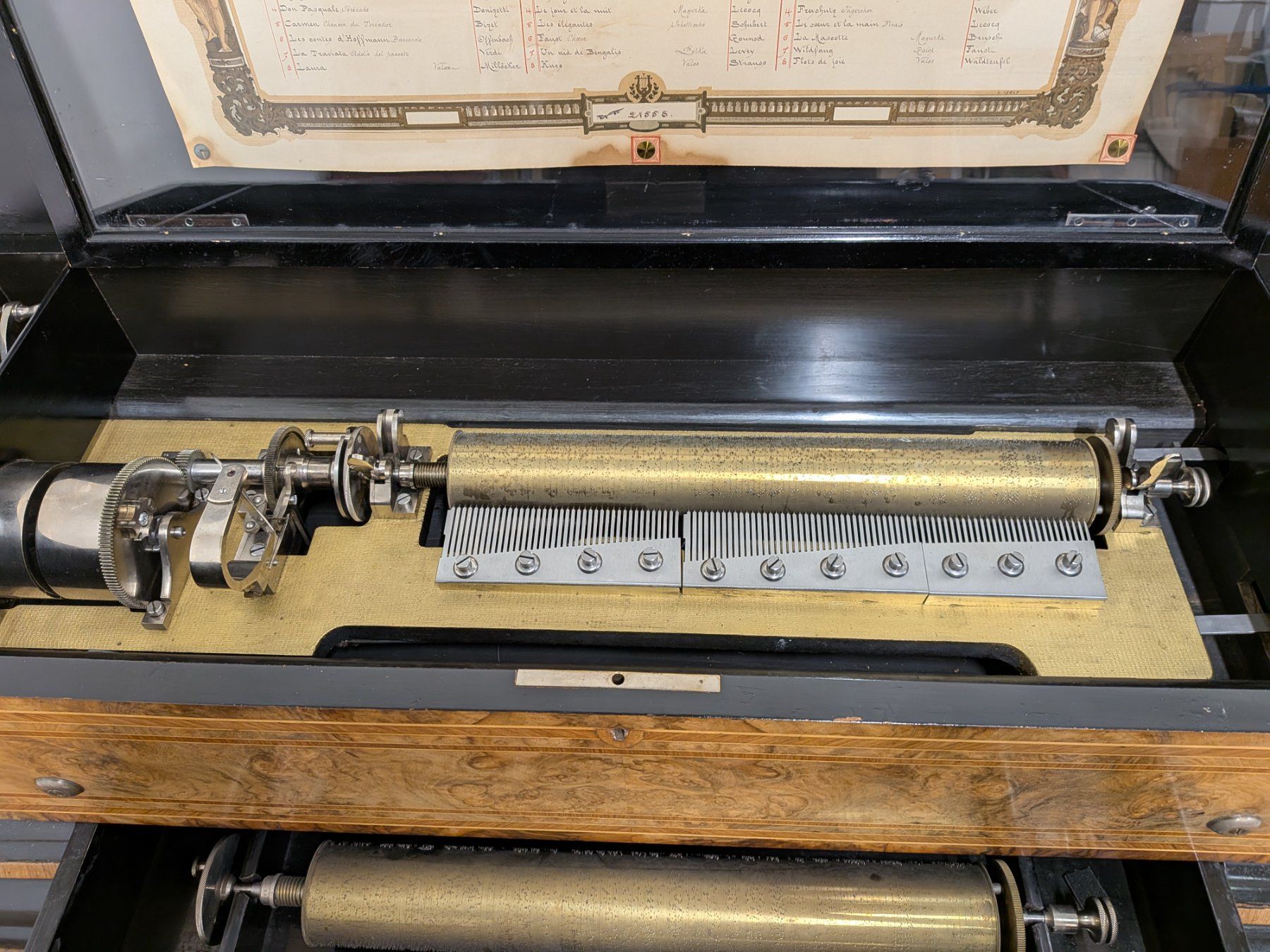 Paillard Carillon: Spieldose mit Wechselwalzen Paillard, Ste-Croix – Usato da Schönenwerd venduto da kybi 1