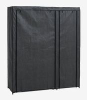 Armoire textile gris foncé 149x174x50 cm neuf