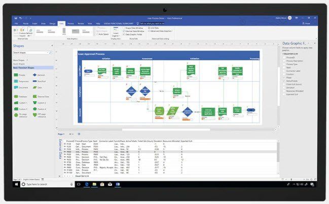 Microsoft Software: Microsoft Visio 2021 LTSC Professional 1PC Lifetime – Usato da Langenthal venduto da Reda 3