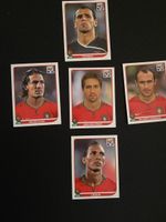 Fussball Stickers WM 2010 Portugal 5 Stück guter Zustand