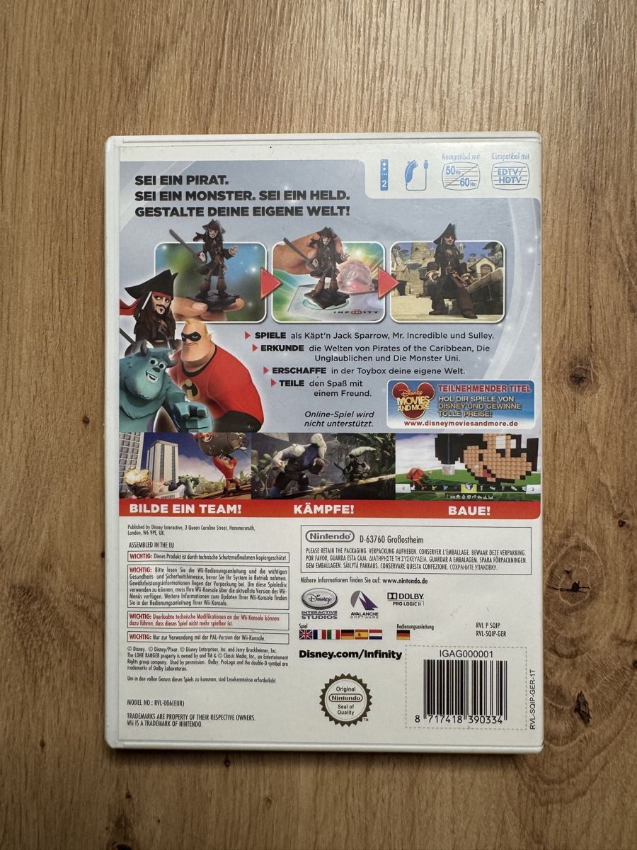 Nintendo Giochi: Disney Infinity Set mit Figuren - Wii Spiel – Usato da Biberist venduto da etesummer 3