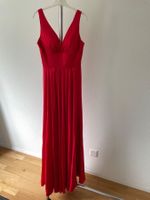 Festliches, langes Kleid - Farbe rot - Grösse XS/S