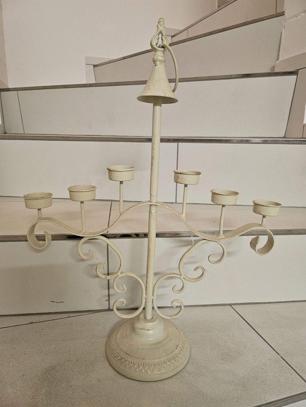 Portacandele: Kerzenständer shabby Chic – Usato da Kefikon TG venduto da Livline