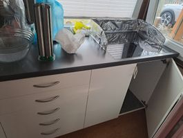 Ikea Küche, weiss, gebraucht.