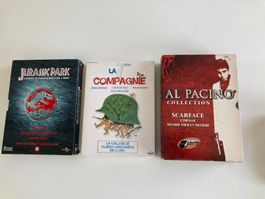 Coffrets DVD Jurassic Park, La 7ème Compagnie, Al Pacino