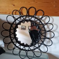 Wandspiegel Rattan 60cm
