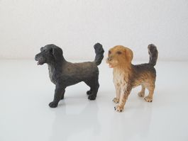 Schleich 13145 Hofhund dunkel & 13265 Hofhund hell