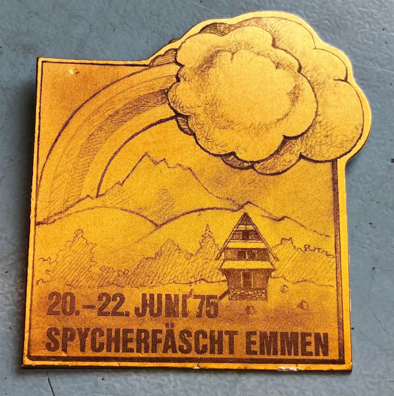 Medaglie: Spycherfäscht Emmen 20.-22. Juni 1975 – Usato da Obernau venduto da Wgnom