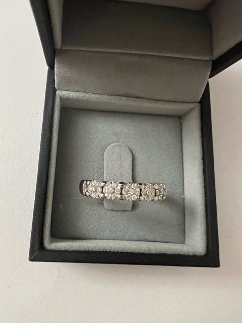 Anelli: Halb-Alliance-Diamant-Ring 750 WG – Nuovo (secondo la descrizione) da Walenstadt venduto da ricamul