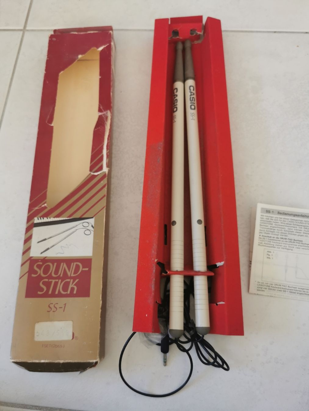 Casio Strumenti musicali: Casio Ss1 Sound Sticks Schlagzeug drums Controller – Usato da Brunnen venduto da JJaime 2