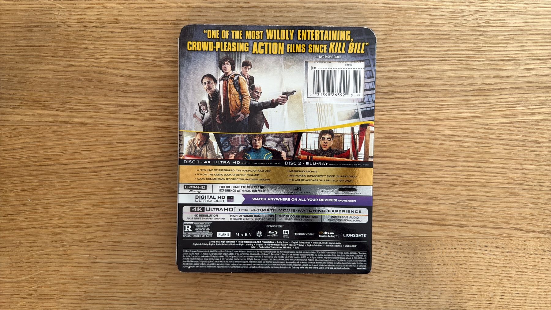 Tutti i DVDs: Kick-Ass - 4K UHD Blu-Ray – Usato da Wallisellen venduto da Art_Vendorlay 1