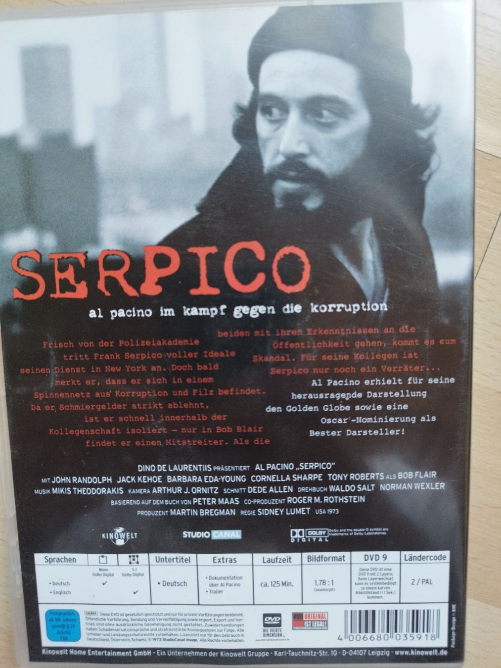 Alle DVDs: Serpico DVD - Al Pacino – Gebraucht aus Rhäzüns von Badihuelsa 1