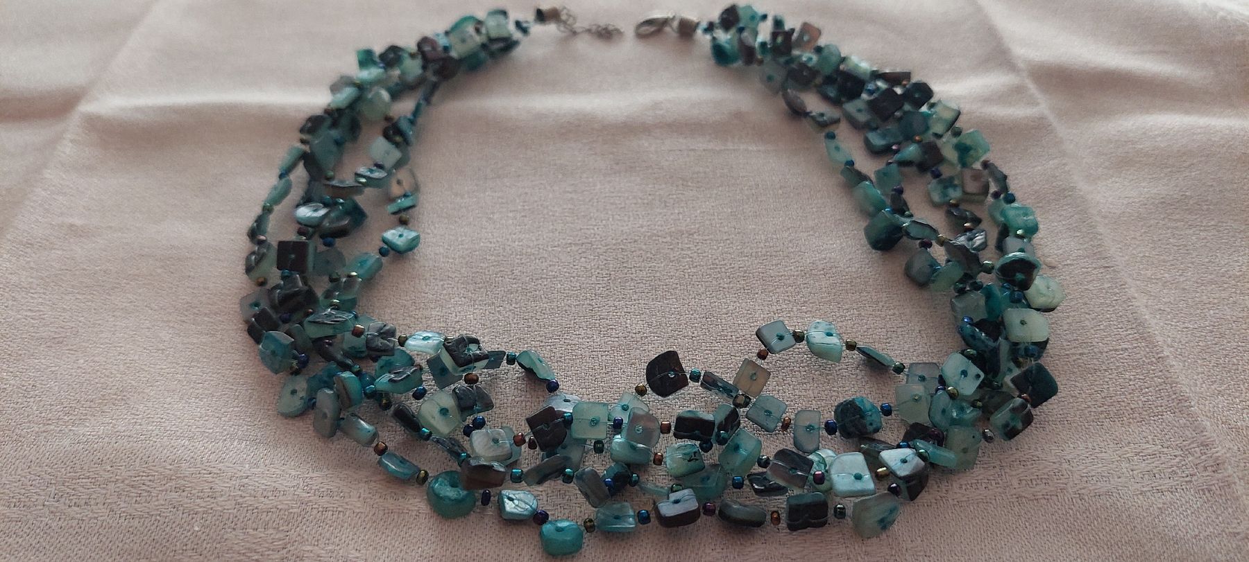 Ketten: Blaue Muschelkette – Gebraucht aus Safenwil von fra_t5c9