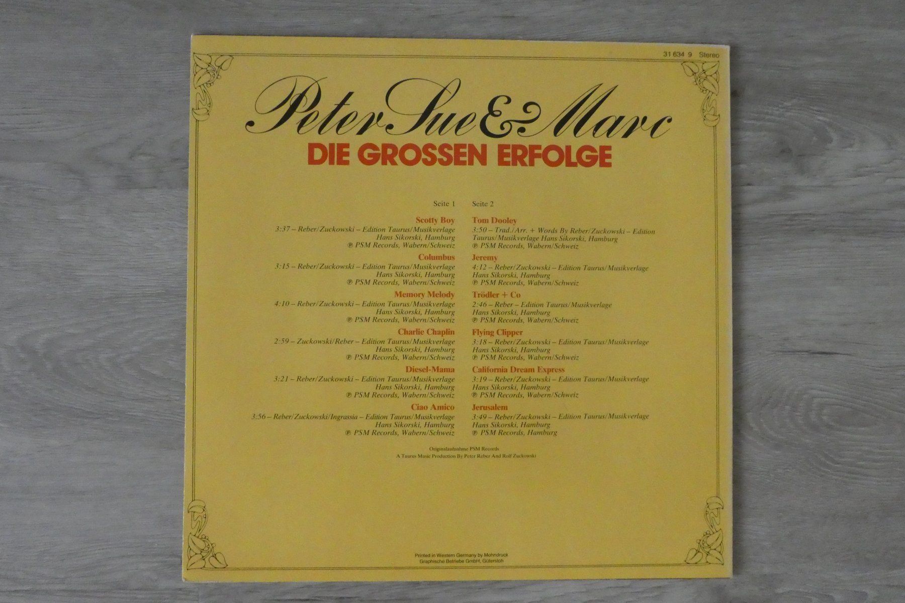 Vinyles: Peter, Sue u. Marc LP. – D'occasion à Andelfingen par Annegret06 1