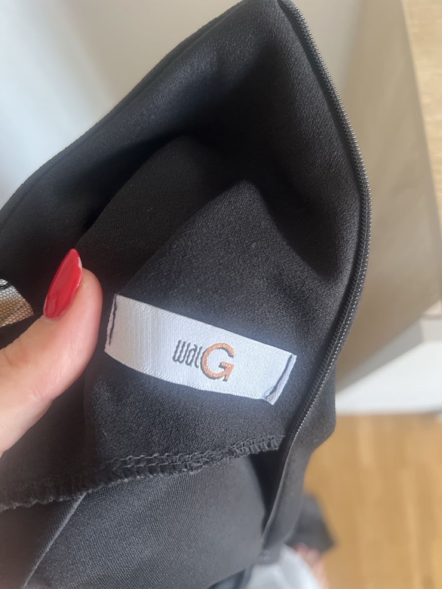 Wal G. Tute: Jumpsuit schwarz mit Spitzeneinsatz – Nuovo (secondo la descrizione) da Winterthur venduto da tan_f66m 3