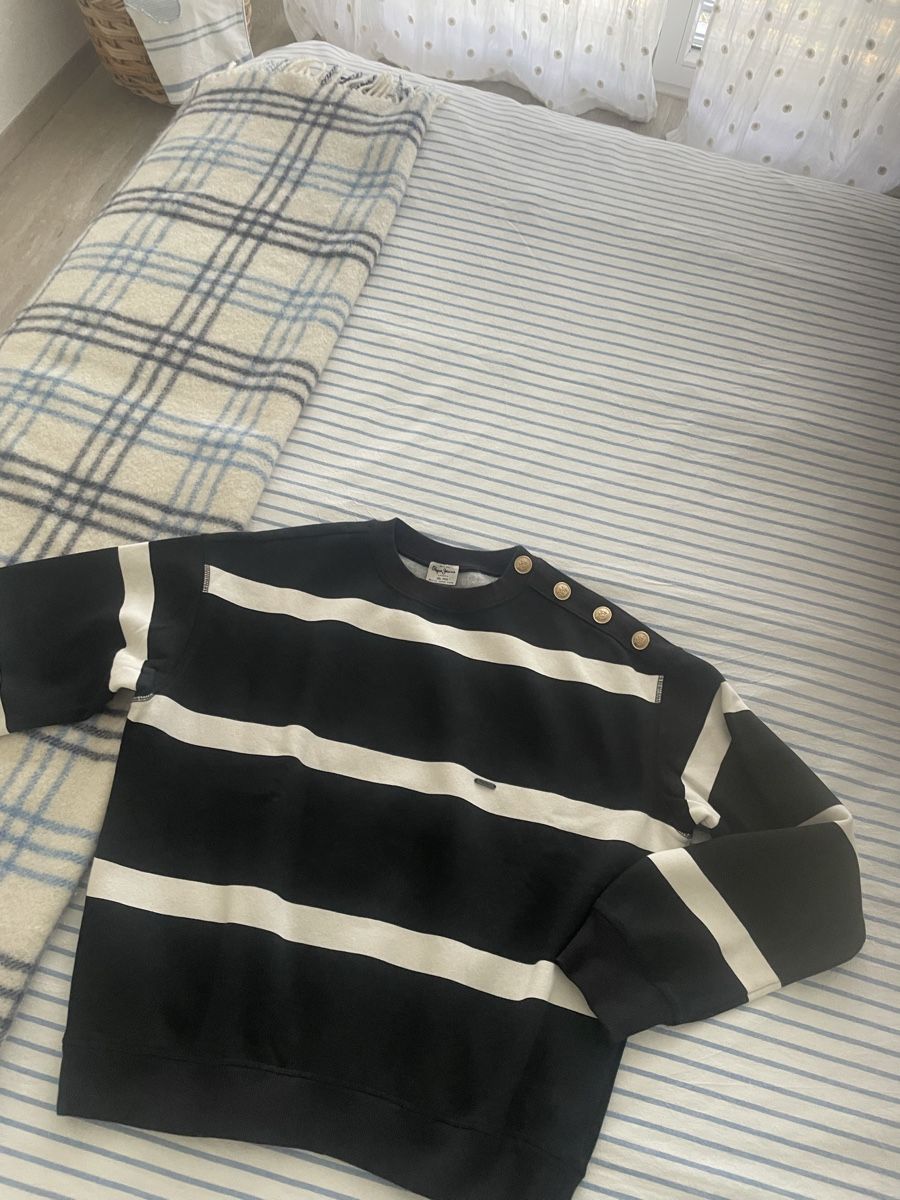 Pepe Jeans Maglioni & Felpe: Pepe Jeans Pullover gestreift schwarz. S. Neu  – Nuovo (secondo la descrizione) da Dübendorf venduto da jlu_r7hz 1