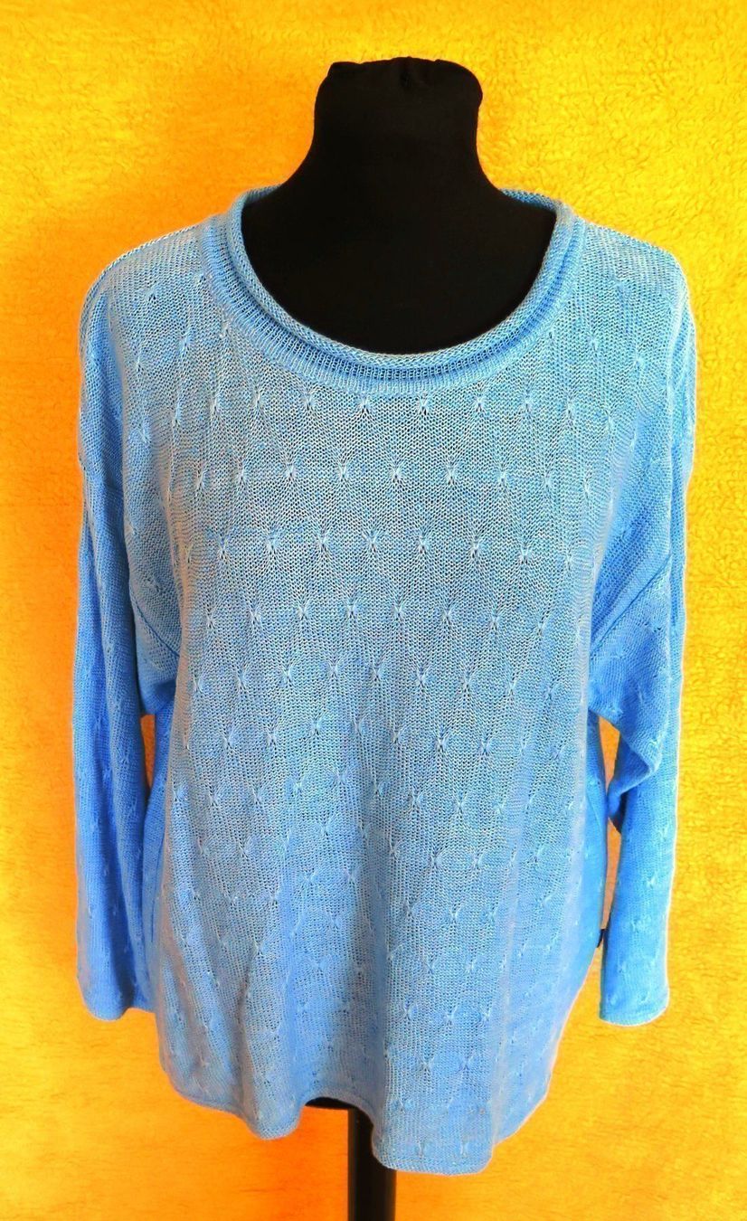 Maglioni & Felpe: Pullover im Himmelblau Leinen/Baumwolle – Nuovo (secondo la descrizione) da Bronschhofen venduto da top-wein01