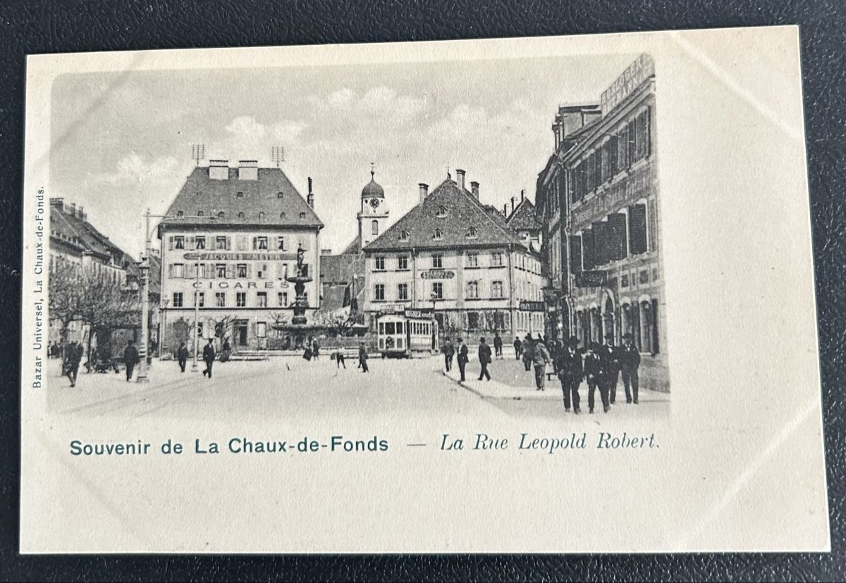 Ansichtskarten: Souvenir de La Chaux de Fonds  – Gebraucht aus Horw von Tellbub