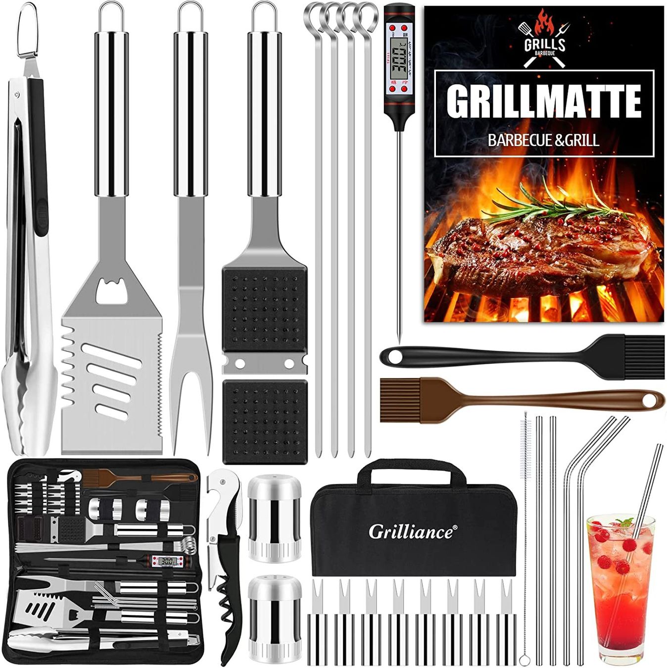 Set di posate: Grillbesteck Set 30 Grillzubehör – Nuovo e nell'imballaggio originale da Nuglar venduto da SaleRitter
