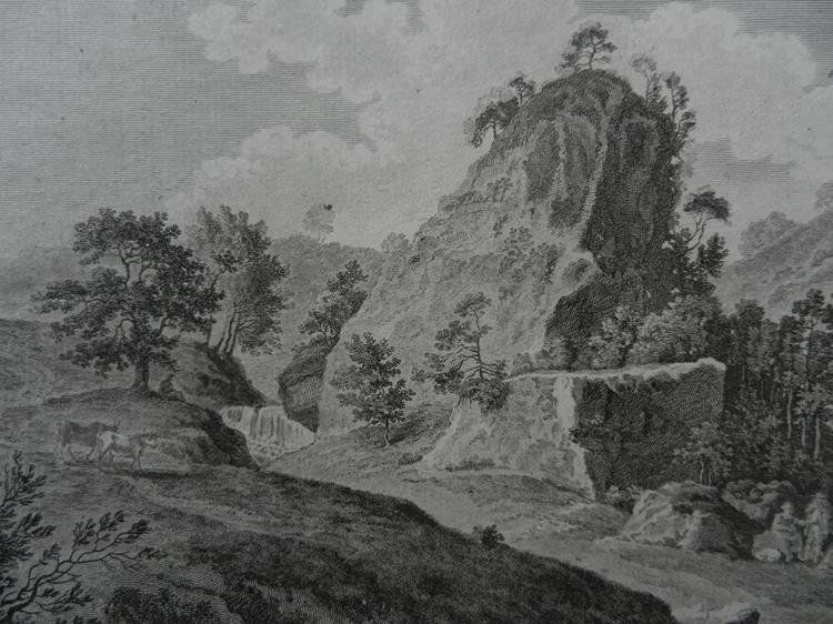 Gravures: Lungern Rocher Kupferstich Perignon – D'occasion à Risch par Antikfee 1