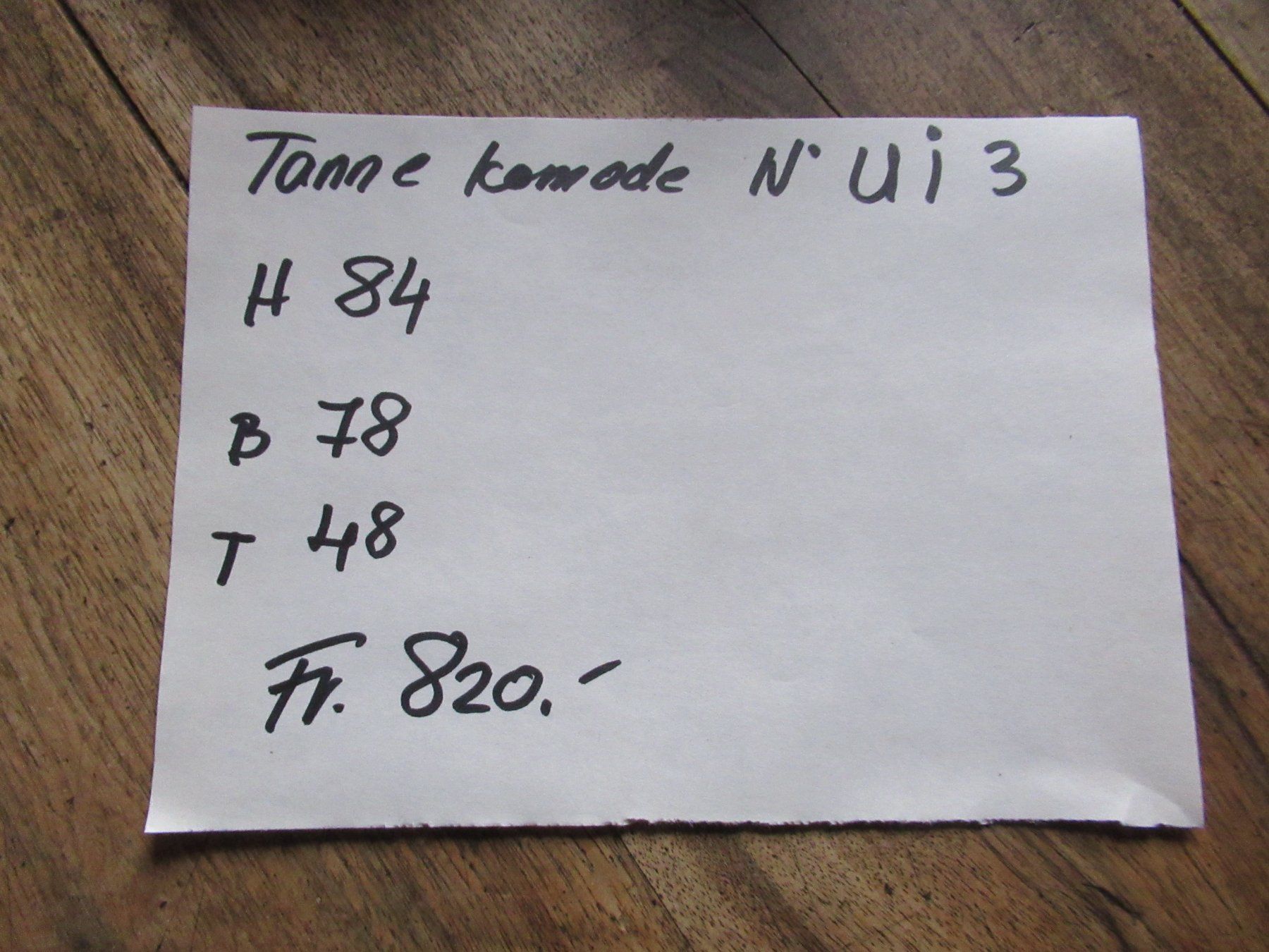 Cassettiere: Kommede (Tanne/84) – Usato da Berg SG venduto da Pizza58 7