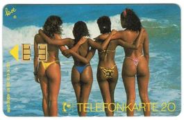 Telefonkarte Deutschland K-419 08.91 Bademode, Rothe 4000 Ex