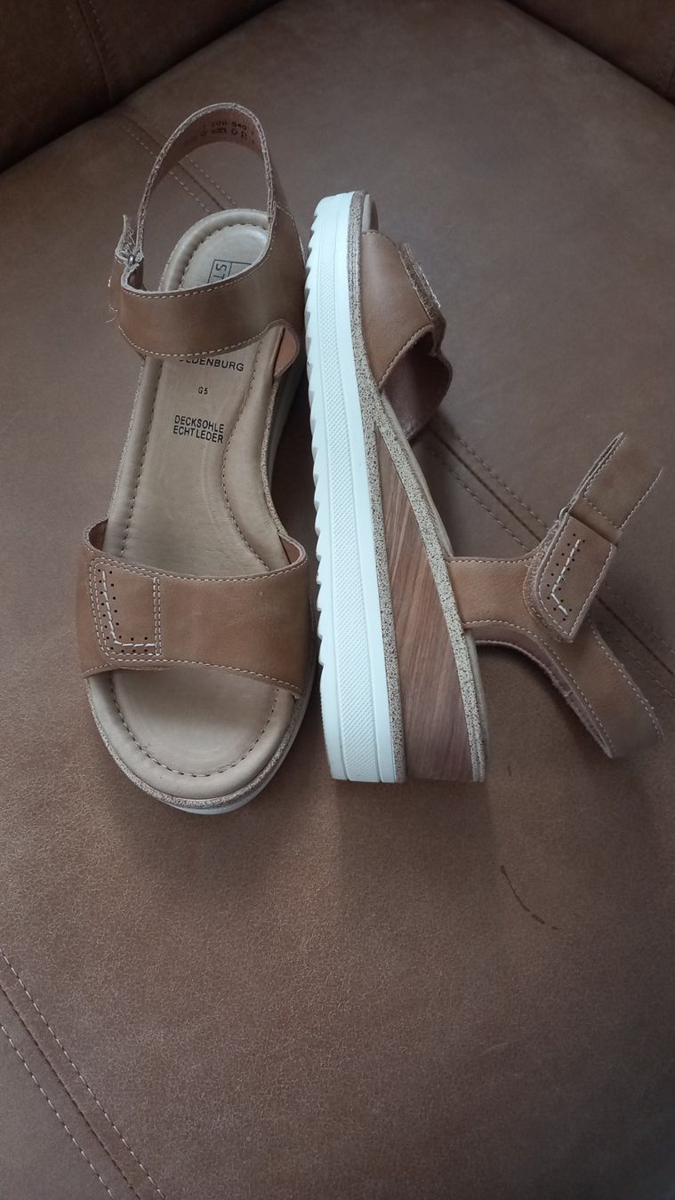 Scarpe da donna: Sandalen Leder braun gr 38 – Nuovo (secondo la descrizione) da Eggersriet venduto da Taylorjam 1