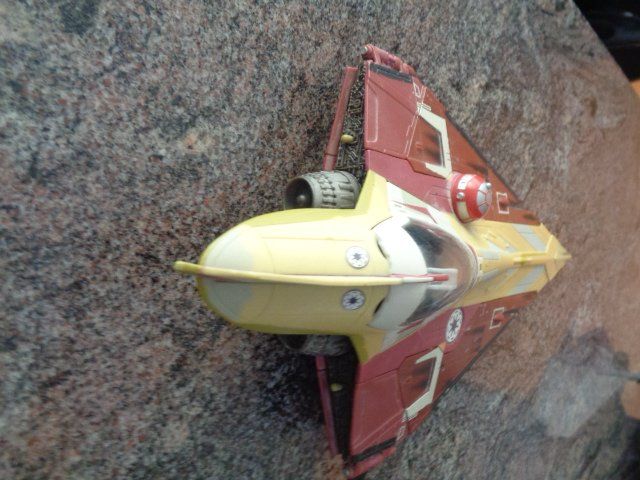 Hasbro Giocattoli: Star Wars Hasbro Jedi Fighter Obi Wan. – Usato da sargans venduto da Angamar 3