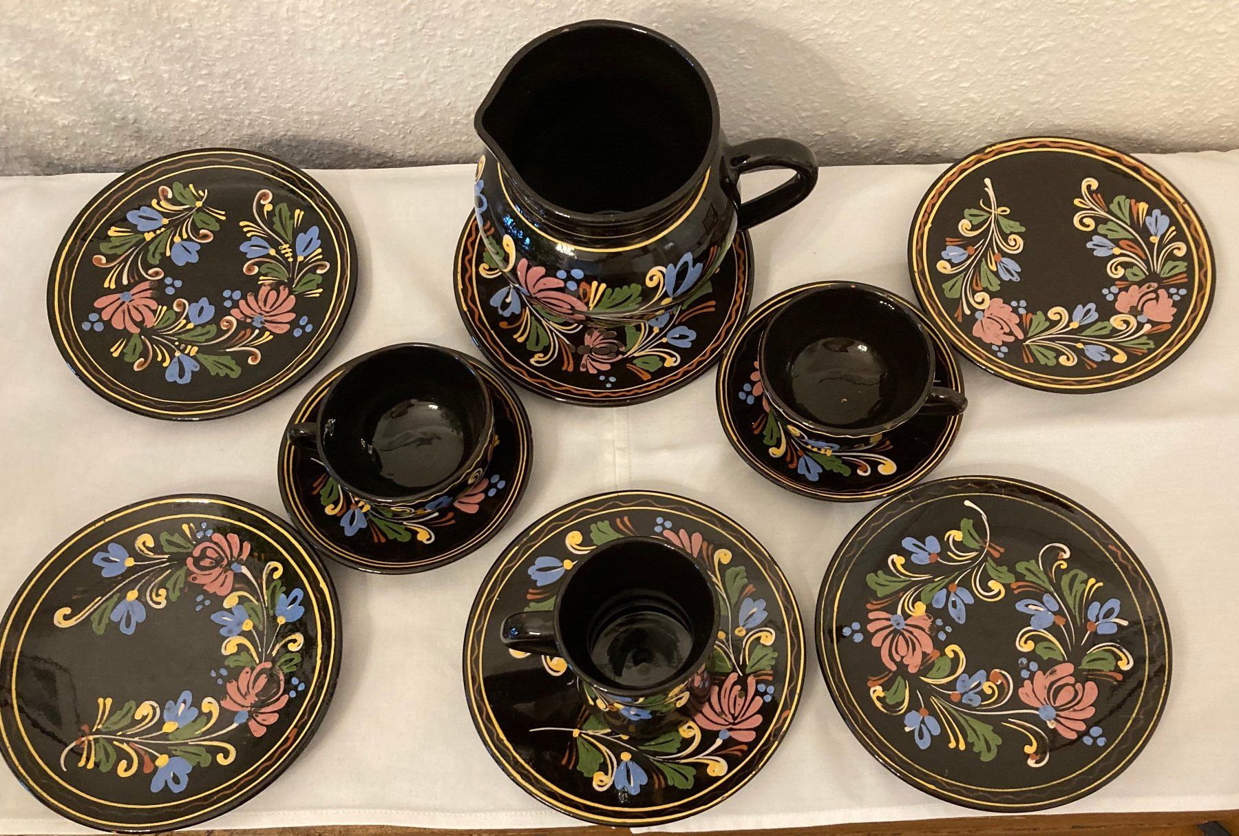 Set di piatti: Ancien service de table, céramique – Usato da Genève venduto da CH1938