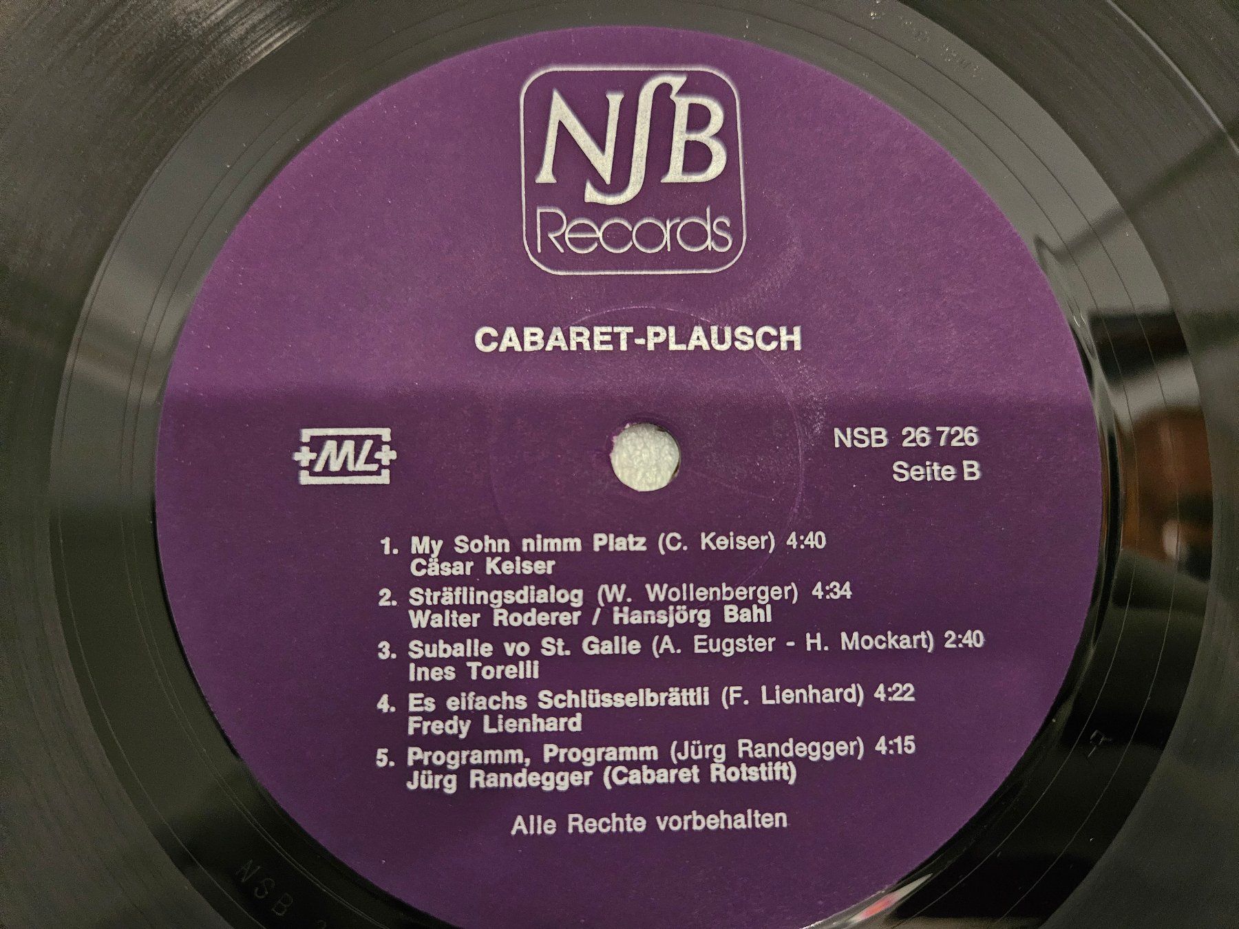 Vinyles: Cabaret Plausch (LP, Comedy) – D'occasion à Uster par Vinyl-Leidenschaft 6