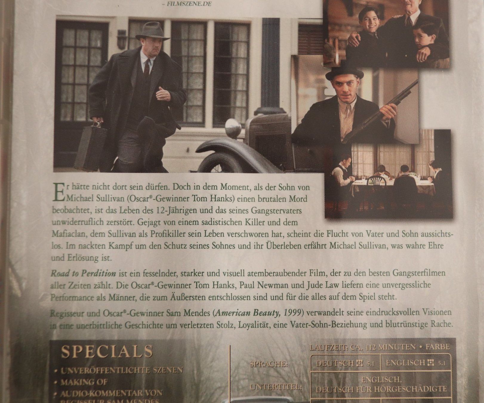 Tutti i DVDs: Road to Perdition - Regie Sam Mendes – Usato da Glattfelden venduto da Sirax 2