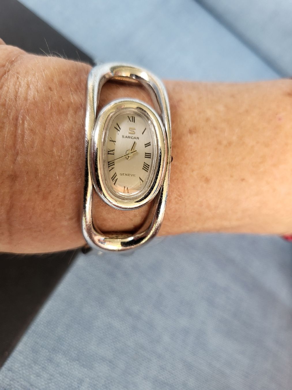 Sarcar Orologi: Silberuhr 925 Sarcar Genf – Usato da Gutenswil venduto da ghekko88