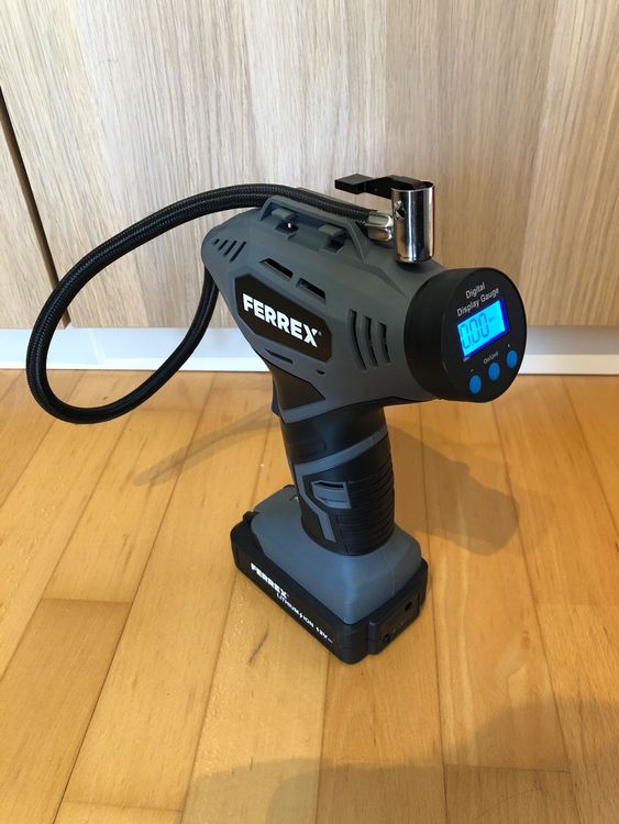 Akku-Luftpumpe Ferrex 12V Ideal für unterwegs! (Usato) a - Main Image