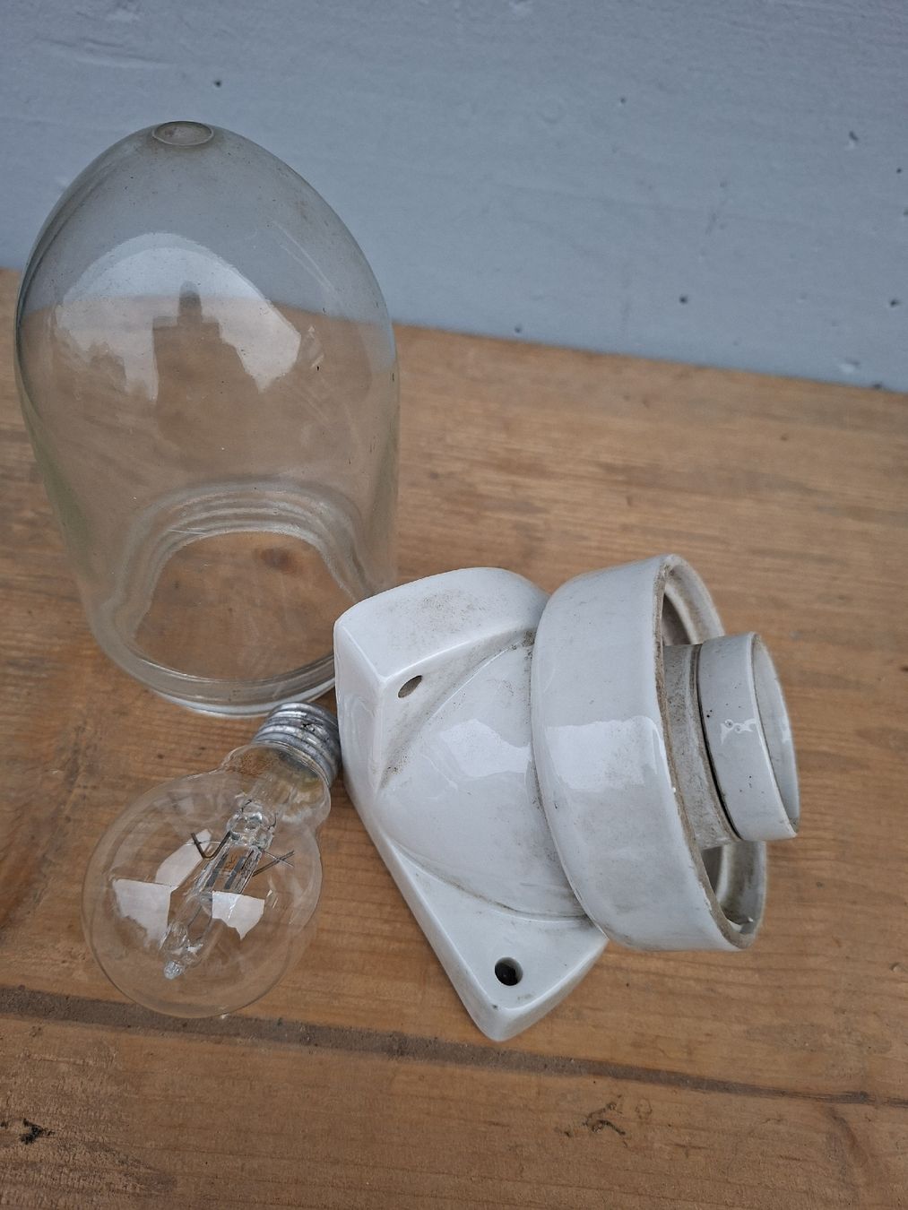 Lampen: Alte Porzellan Lampe eck Lampe – Gebraucht aus Ganterschwil von HeidiuPeter 8