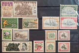 Uruguay Klassik & Moderne 1908-1970er 13W MNH/MLH/gestempelt