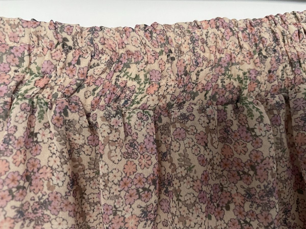 Jupes: Floral print ruffled mini skirt 38 – Neuf (Voir description) à Embrach par lau_2gtp 2