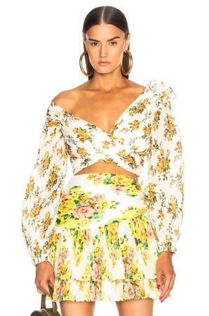 Zimmermann Floral Elegant Top & Skirt [Orig Price $1k]