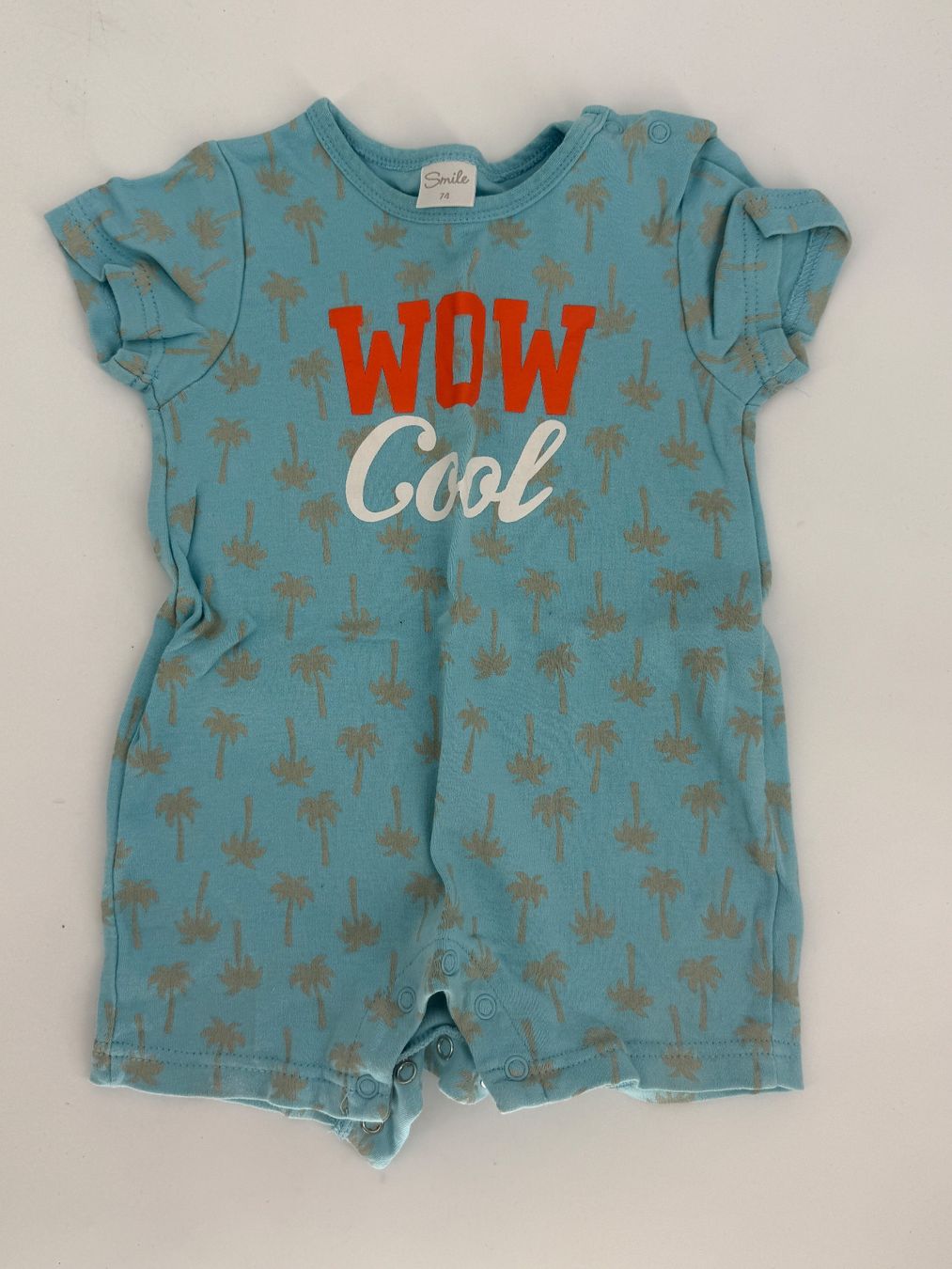 Tute: Strampler/ Jumpsuit Gr. 74 mit Palmenmuster von Smile – Usato da Auenstein venduto da moin.