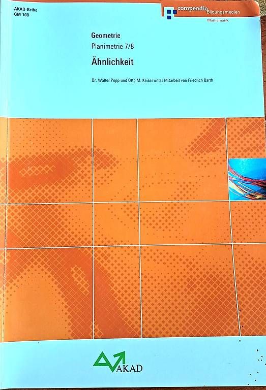 Libri: GM 108 Geometrie  Ähnlichkeit – Usato da Bern venduto da Grossenbacher2